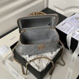 Knockoff Casual Style Vanity AP3663 2Way Chain Plain Party Bags