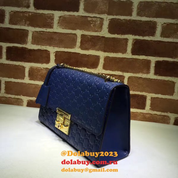 Replica 7 Star Gucci Padlock medium GG shoulder 409486 bag