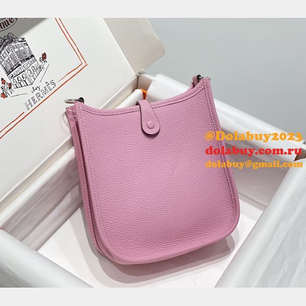 Hermes Replica Mini Evelyne TPM Bag Pink