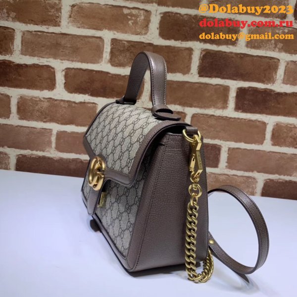 7 Star Gucci Luxury Gg Marmont Small Top Handle 498110 Bag