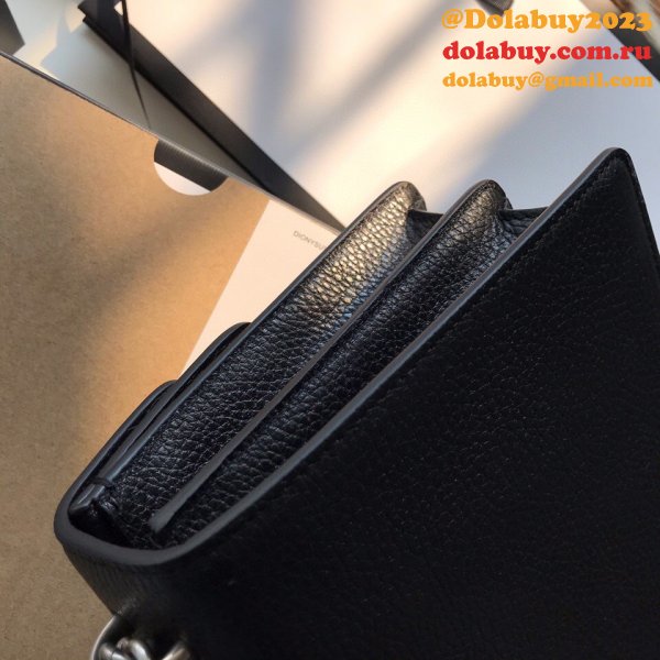 Wholesale Replica Gucci 400249 Dionysus GG Supreme Shoulder Black Bag