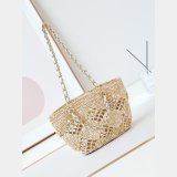 Where Can I Buy Replica Shopping Raffia Effect Braided AS4714 Bag