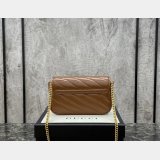 Gucci Replica GG Marmont 476433 matelassé super mini brown bag