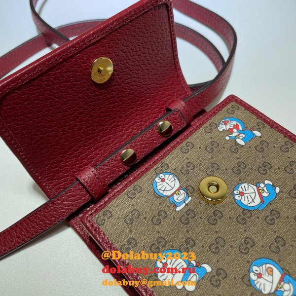 Quality Gucci Replica X Doraemon Bag 647805 Red