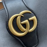 Gucci Replica Black/White 649577 Medium tote with Double G