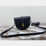 Celine Replica Small Besace 16 Bag Black satinated calfskin