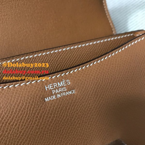 Hermes Constance Bag 18cm Epsom Leather Camel