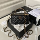 Knockoff Casual Style Vanity AP3663 2Way Chain Plain Party Bags