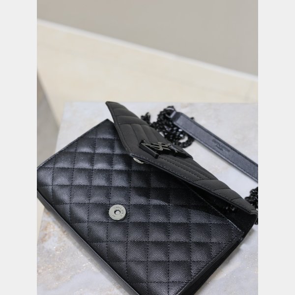 Top Quality Yves Saint Laurent Caviar Leather Envelope Bag