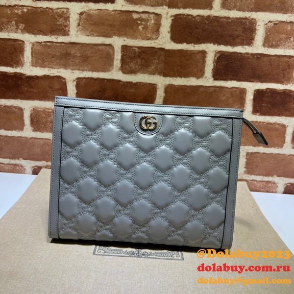 Shop Gucci Replica GG Matelassé Pouch 723780 Clutches