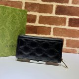 Gucci Replica Luxury Designer 723784 GG Matelassé Zip-around Wallet