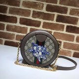 Designer Gucci High Quality GG Supreme Ophidia Mini 550618 Round