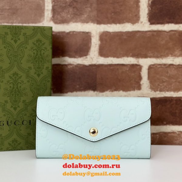 Perfect Best Gucci Replica 1:1 Mirror 772791 GG Continental Wallet