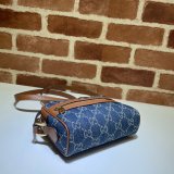 Gucci Replica 517350 Ophidia GG mini blue bag