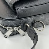 Men Gucci Replicas 795464 Small GG Crossbody 795464 Black Bag