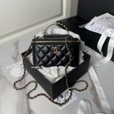 Best AP3956 Vanity Shoulder 1:1 Mirror Luxury Fake Bags