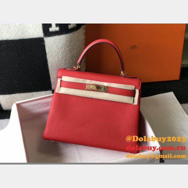 High Quality Customize Hermes Kelly 25MM/28MM TOGO LEATHER For Sale