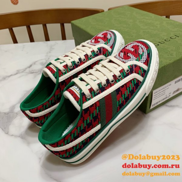 Duplicate Men/Women Best 1977 Gucci Replica High Quality Canvas Shoes