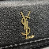 YSL Top Quality 364021 Original Caviar Leather Shoulder Fake Bag