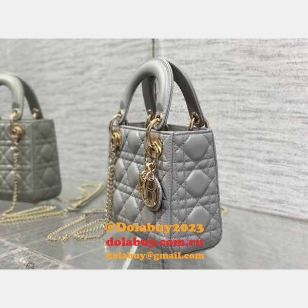 Top Quality DIOR lambskin mini lady bag 17cm