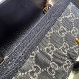 Gucci aaa replica 652681 Jackie 1961 chain wallet black