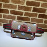 Beige Doraemon x Gucci Replcia small belt 647817 bag