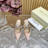 High Quality Jimmy Choo High Heel Mules 6.5/8.5/10CM