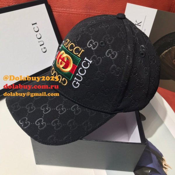 AAA+ Gucci Palace classic pattern simple embroidery logo hats