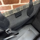 Ophidia GG 772184 Gucci Designer Knockoff Tote Black Fabric Bag