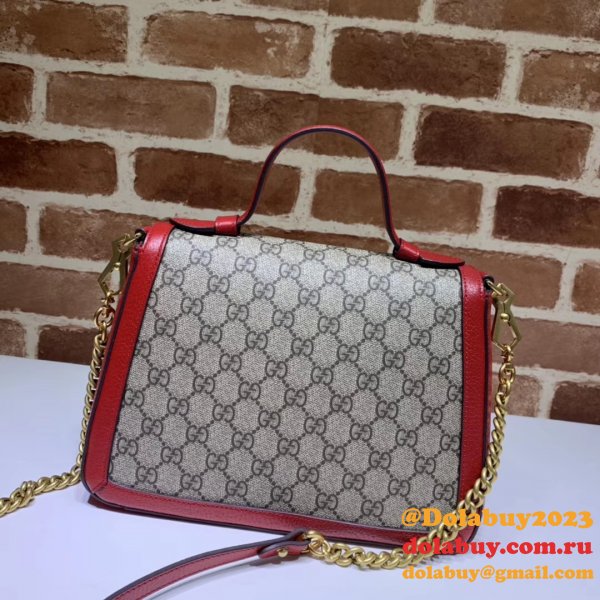 7 Star Gucci Luxury Gg Marmont Small Top Handle 498110 Bag