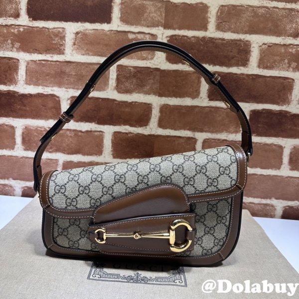 Top Quality 764155 Horsebit Shoulder 1955 Gucci Inspired Bag