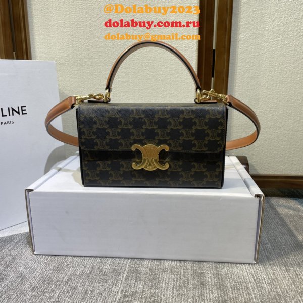 7 Star CELINE BOX TRIOMPHE Duplicate NEW BAG #199992