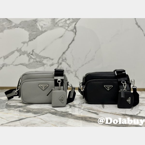 Best Replica Prada Saffiano men Camera bag