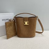 7 Star Celine Triomphe Louise Bucket Bag 116613