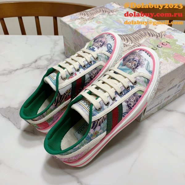 Replica Gucci Canvas Shoes 1977 Series Women/Men Quality For Sale