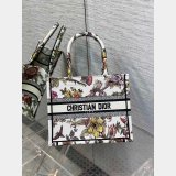 Christian Dior 26.5/36/41.5CM AAA+ Replica Canvas CD Book Tote Bag