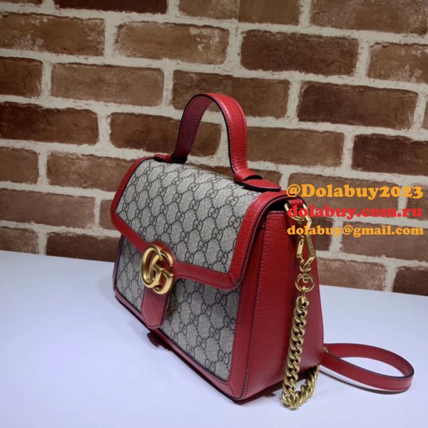 7 Star Gucci Luxury Gg Marmont Small Top Handle 498110 Bag