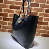 Gucci Replica Black/White 649577 Medium tote with Double G