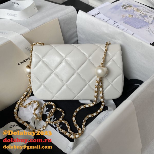 7 Star Imitation Pearls Small Flap AS4861 Luxury Fake Bag