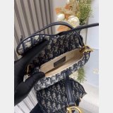 Our Christian Dior Designer Copy Saddle 19.5/25.5Cm Navy Bags