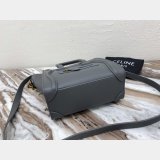 Celine Replica Luggage nano shopper handbag Shoulder Gray bag