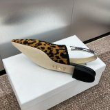 Luxury DiOR J'Adior Slingback Pump Leopard Shoes