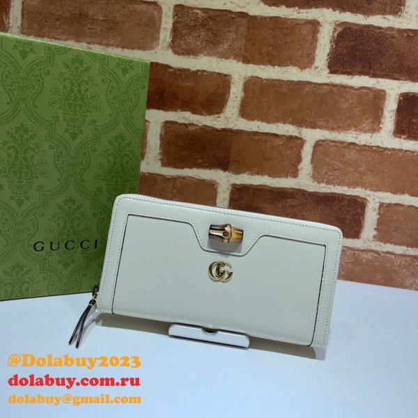 China Gucci Outlet Diana continental wallet 658634 leather Replica