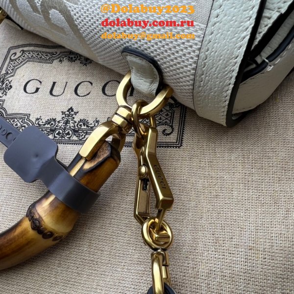 Replica Gucci 7 Star 675797 Top Handle Bamboo 1947 small bag