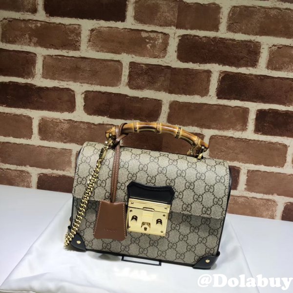 Designer Gucci Replica Padlock Small Bamboo Shoulder 603221 Bag