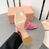 Miu Miu Replica Bread Slippers Heel Sandals Shoes