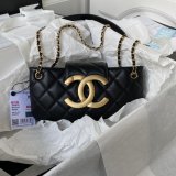 Cheap 1:1 Mirror AS4611 Baguette Black Bags Online Sale