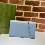 High End Replicas Gucci 497985 Chain GG Marmont Wallets Bag