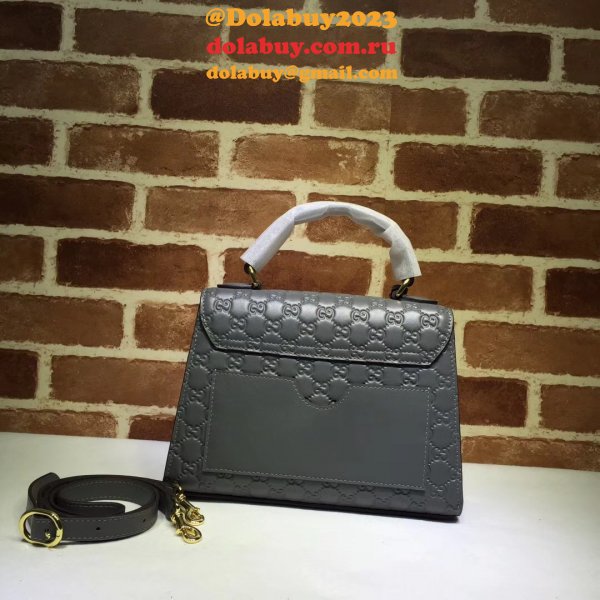 Replica Gucci Best GG Supreme Padlock Small Top Handle 453188 Bag