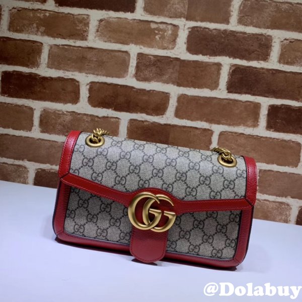 Designer Gucci Matelasse Small GG Marmont 443497 Bag